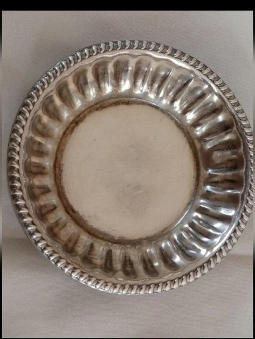 Antique Silver Cute Bowl.